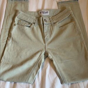 Reckless Denim Jeans in Light Green